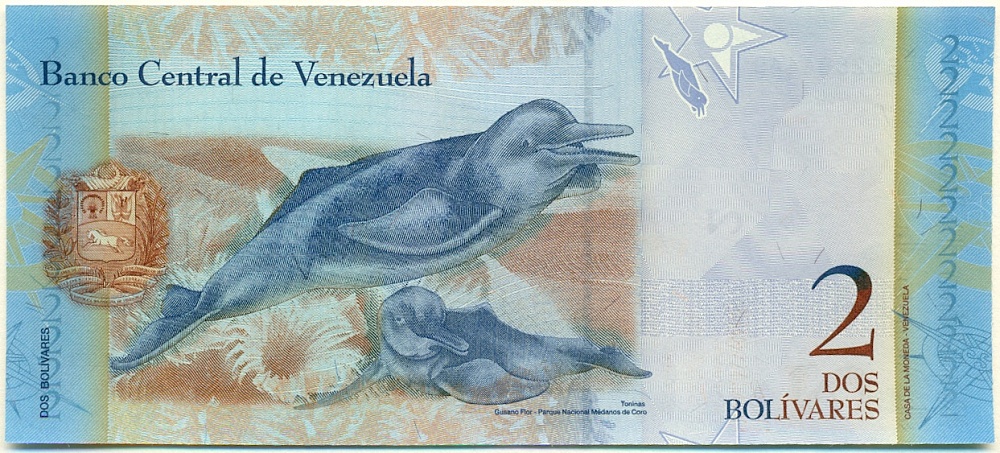 2 боливара 2007 года Венесуэла — Фото №2