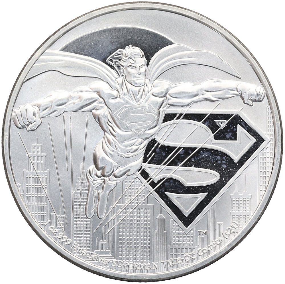 2 доллара 2021 года Ниуэ «DC Comics — Супермен» — Фото №1