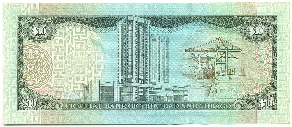 10 долларов 2002 года Тринидад и Тобаго — Фото №2