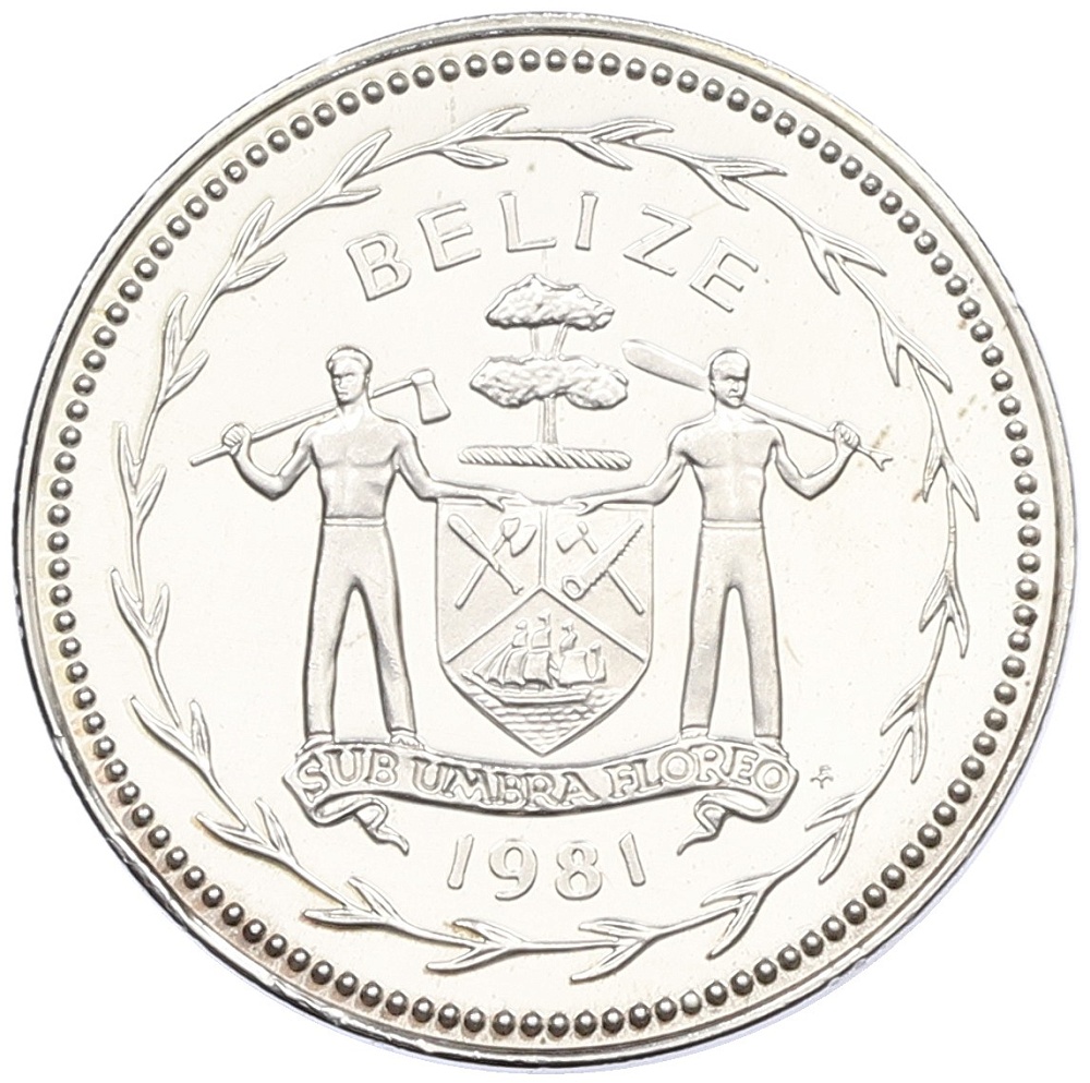5 центов 1981 года Белиз — Фото №2