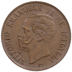 1 чентезимо 1867 года М Италия — Фото №2