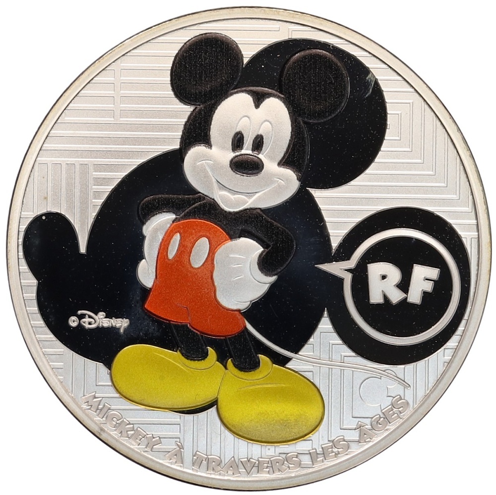 10 евро 2016 года Франция «Микки Маус» — Фото №1
