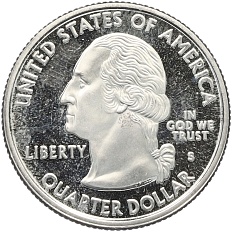 1/4 доллара (25 центов) 2000 года S США «Штаты и территории — Массачусетс» — Фото №2