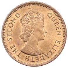 1 цент 1969 года Британский Маврикий — Фото №2