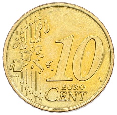 10 евроцентов 2001 года Монако — Фото №2
