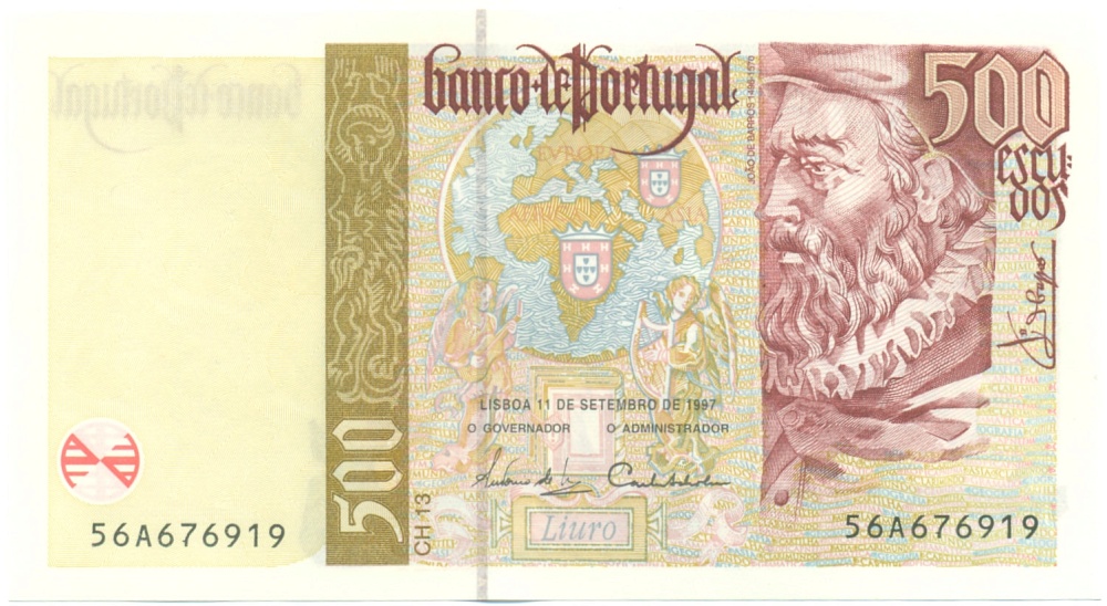 500 эскудо 1997 года Португалия — Фото №1
