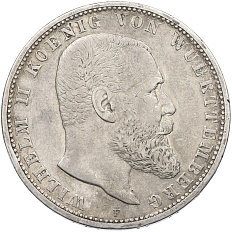 5 марок 1903 года Германия (Вюртемберг) — Фото №1