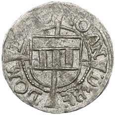 1 шиллинг 1551 года Ливонский орден (Иоганн фон дер Реке) — Фото №2