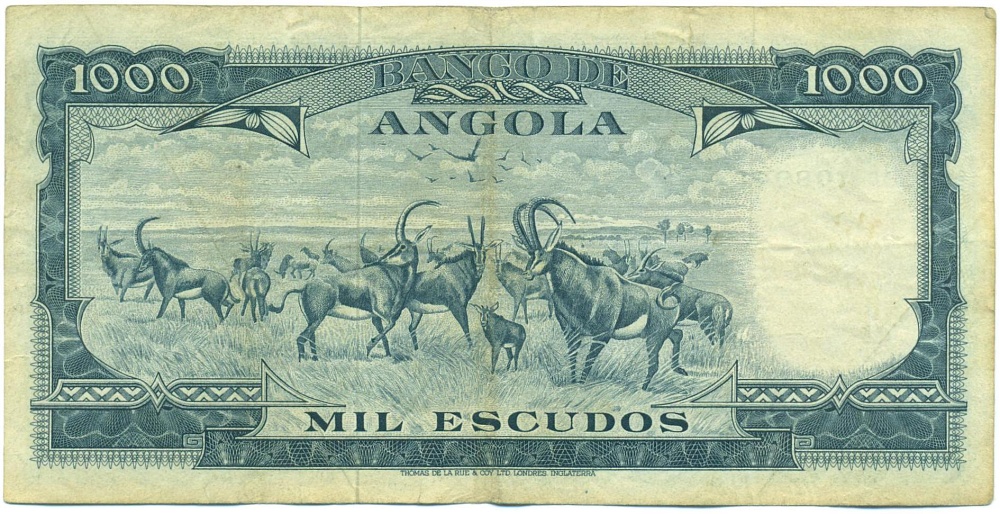 1000 эскудо 1970 года Ангола — Фото №2