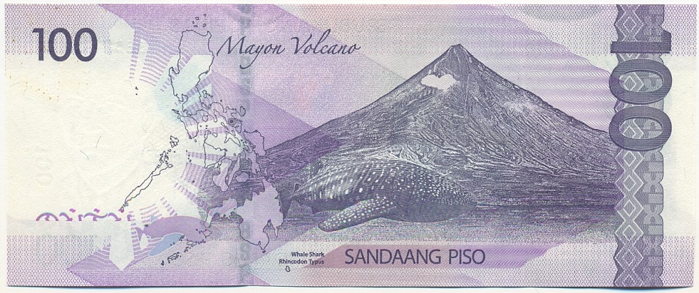 100 песо 2016 года Филиппины — Фото №2
