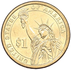 1 доллар 2007 года (Р) США «3-й президент США Томас Джефферсон» — Фото №2