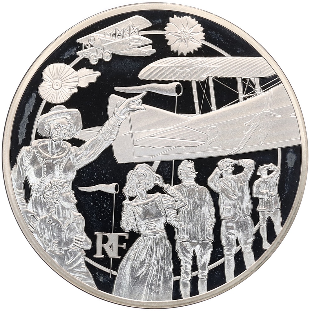 10 евро 2017 года Франция «Модернизация на войне — Первые танки и самолеты 1917 года» — Фото №1