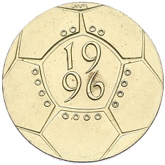 2 фунта 1996 года Великобритания «Чемпионат Европы по футболу 1996» — Фото №1