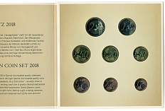 Набор из 8 евромонет 2018 года Австрия «100 лет Австрии» — Фото №1