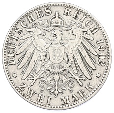 2 марки 1902 года Германия (Бавария) — Фото №2