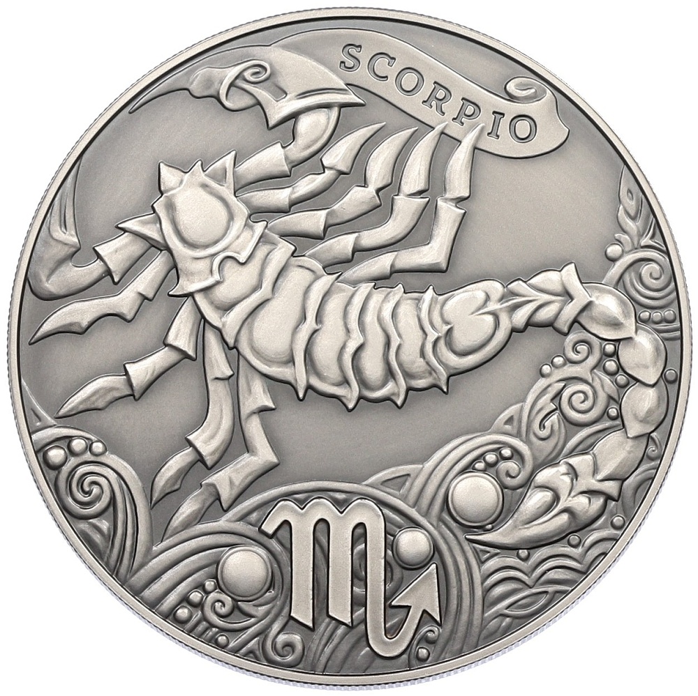 1 рубль 2015 года Белоруссия «Знаки зодиака — Скорпион» — Фото №1