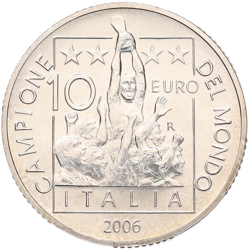 10 евро 2006 года Италия «Чемпионат мира по футболу 2006» — Фото №1