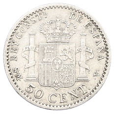 50 сентимо 1904 года Испания — Фото №2