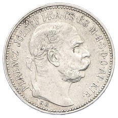 1 крона 1912 года Венгрия — Фото №2