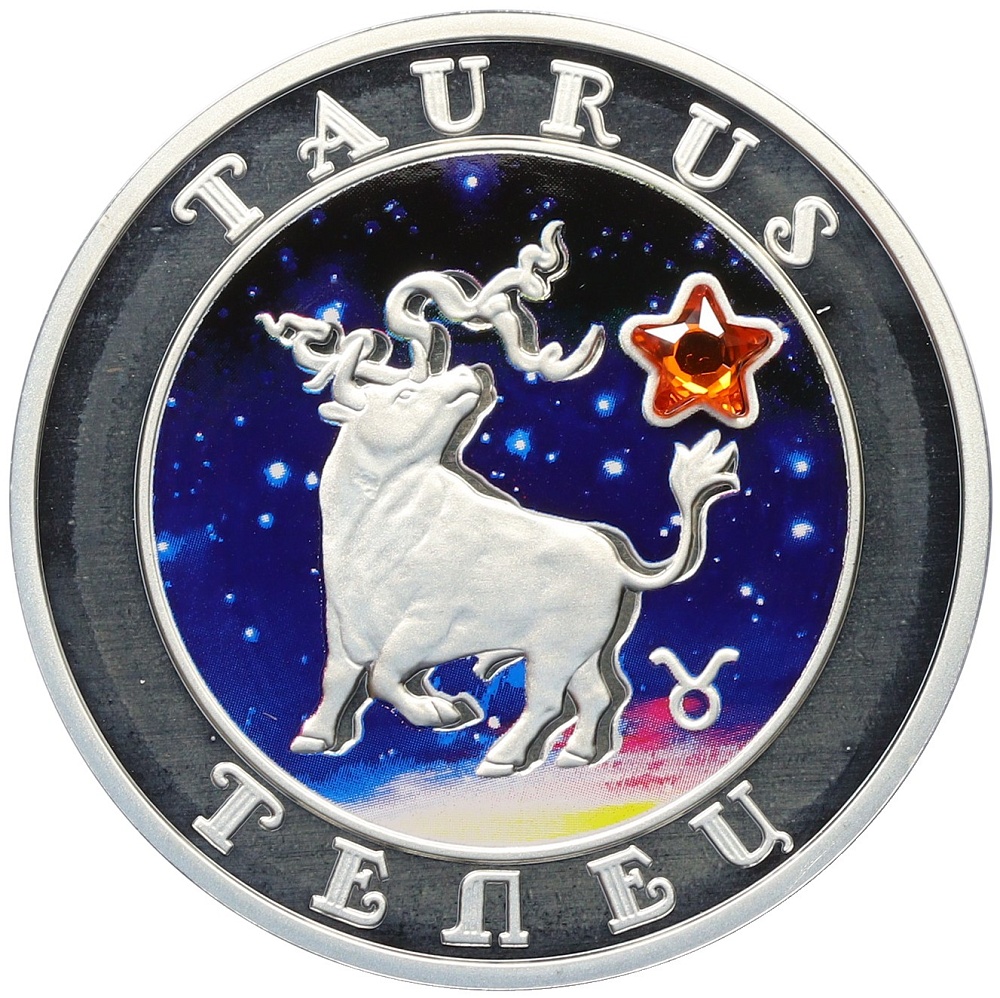 100 драм 2008 года Армения «Знаки зодиака — Телец» — Фото №1