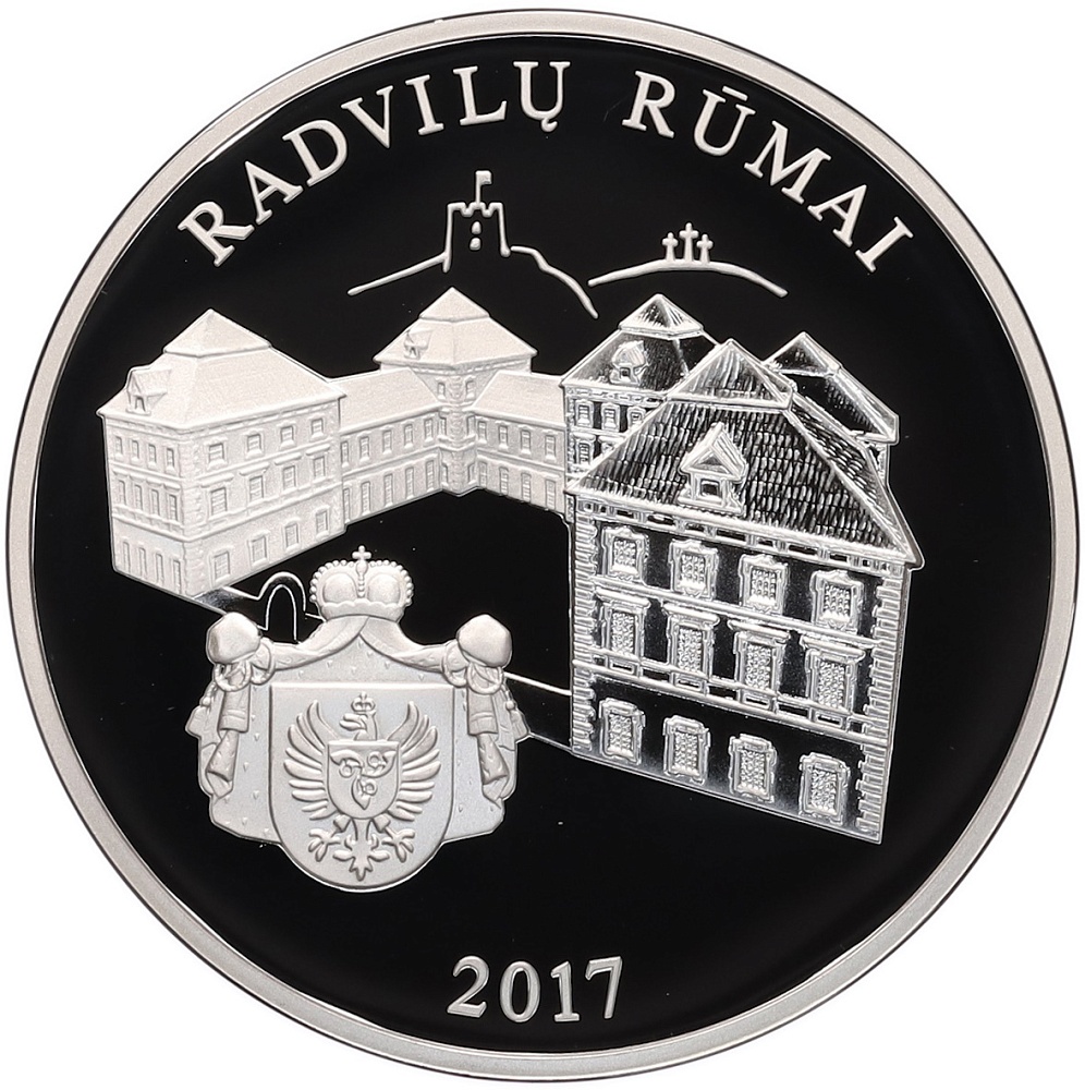 20 евро 2017 года Литва «Дворец Радзивиллов в Вильнюсе» — Фото №1