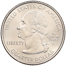 1/4 доллара (25 центов) 2006 года D США «Штаты и территории — Небраска» — Фото №2