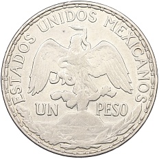 1 песо 1910 года Мексика — Фото №2