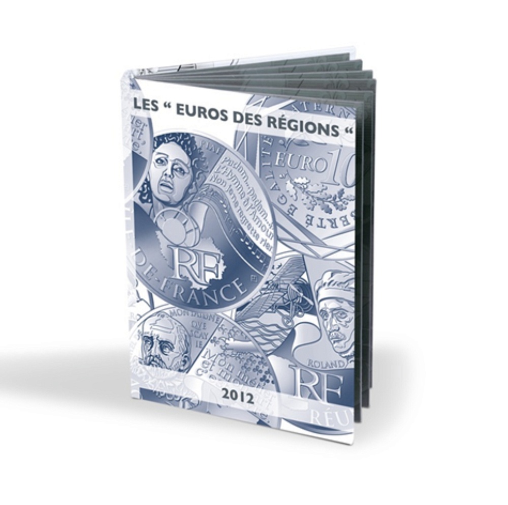 Альбом LEUCHTTURM для набора из 27 монет 10 евро 2012 года Франция «Регионы Франции» — Фото №1
