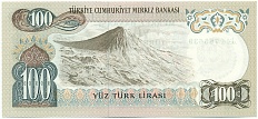 100 лир 1983 года Турция — Фото №2