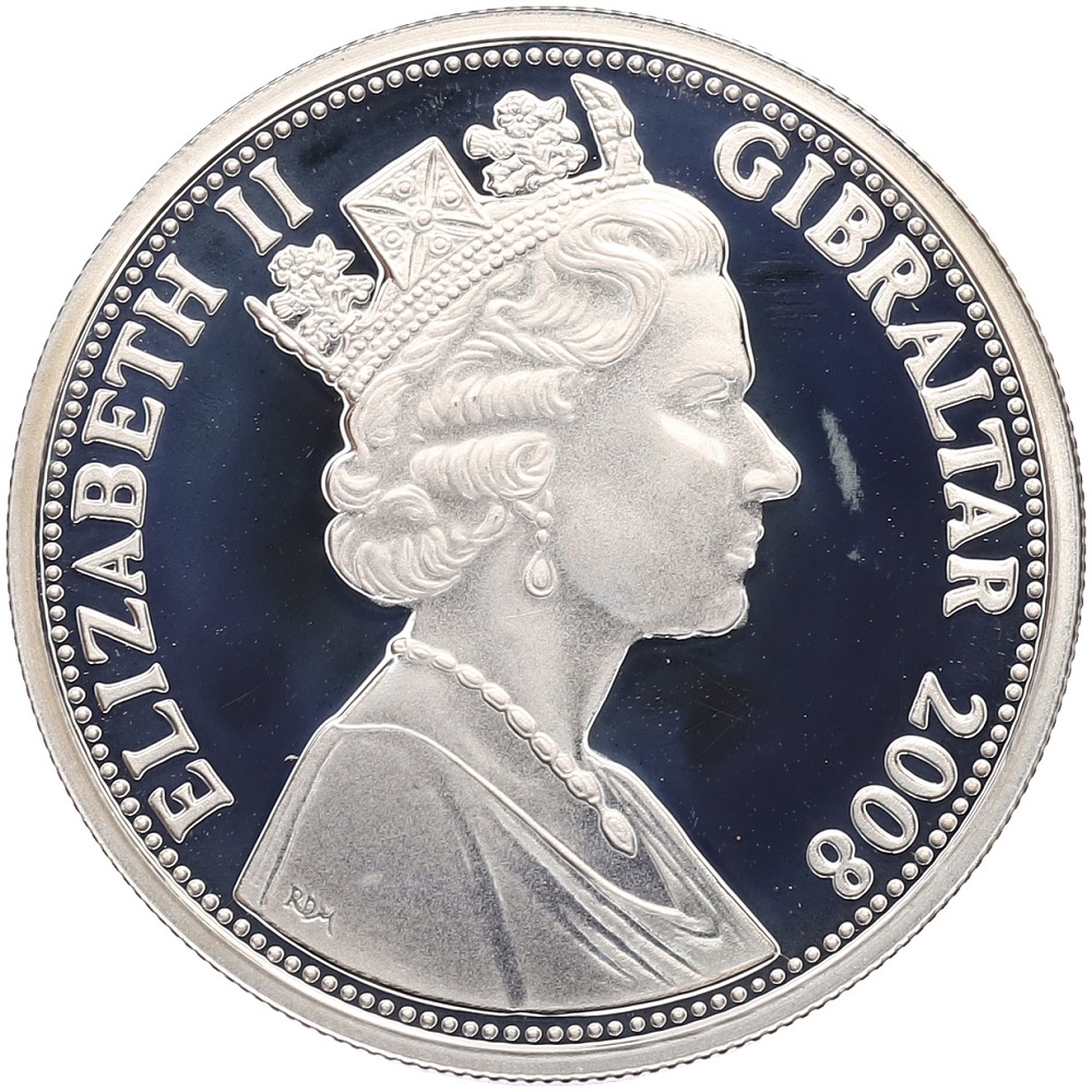 5 фунтов 2008 года Гибралтар «Великая Хартия Вольностей» — Фото №2