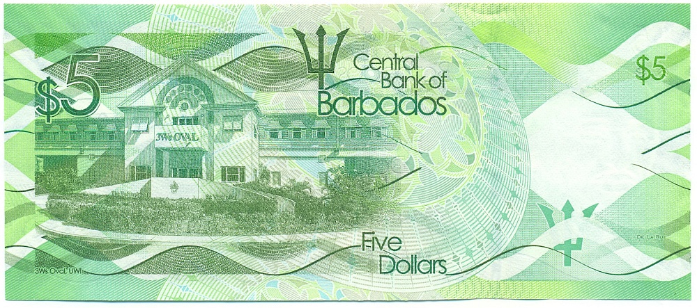 5 долларов 2013 года Барбадос — Фото №2