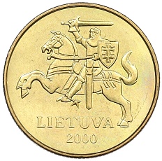 50 центов 2000 года Литва — Фото №1