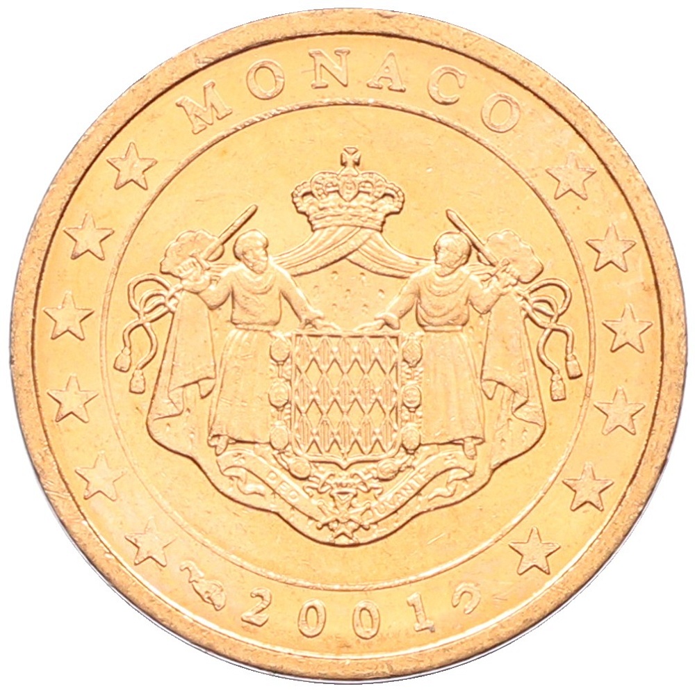 2 евроцента 2001 года Монако — Фото №1