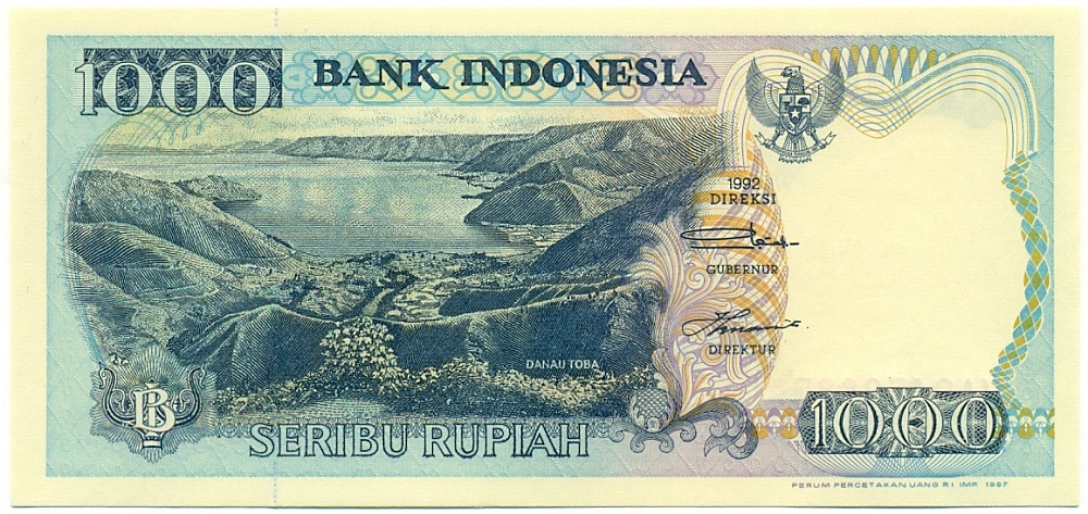 1000 рупий 1992 года Индонезия — Фото №1