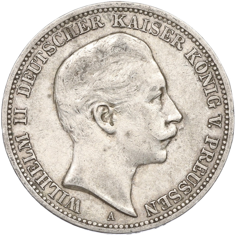 3 марки 1908 года Германия (Пруссия) — Фото №1