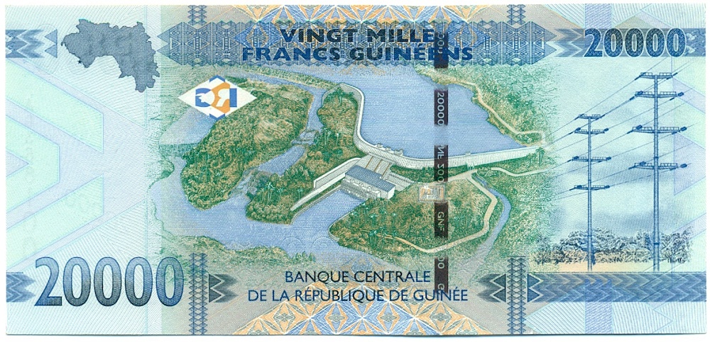20000 франков 2015 года Гвинея — Фото №2