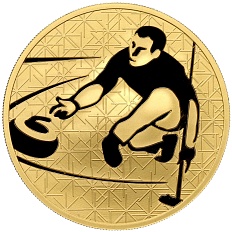 200 рублей 2010 года ММД «Зимние виды спорта — Керлинг» — Фото №1