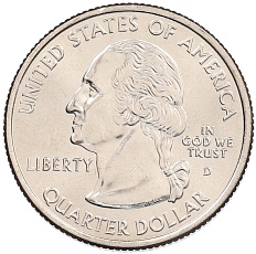 1/4 доллара (25 центов) 2005 года D США «Штаты и территории — Орегон» — Фото №2