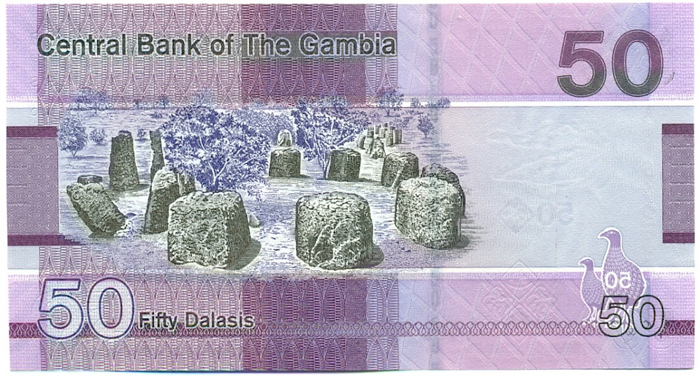 50 даласи 2019 года Гамбия — Фото №2