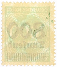 Почтовая марка 800.000 марок 1923 года Германия — Фото №2