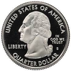 1/4 доллара (25 центов) 2003 года S США «Штаты и территории — Мэн» — Фото №2