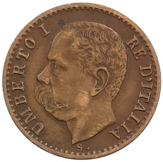 1 чентезимо 1895 года Италия — Фото №2