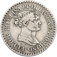 1 франк 1806 года Лукка и Пьомбиньо — Фото №1