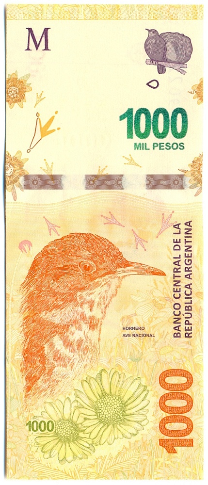 1000 песо 2021 года Аргентина — Фото №1