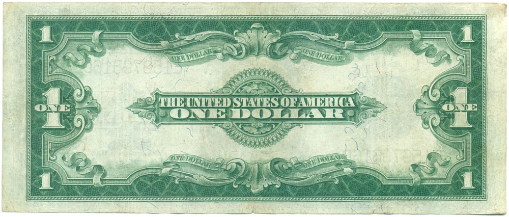 1 доллар 1923 года США «Серебряный сертификат» — Фото №2