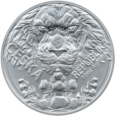 25 долларов 2023 года Ниуэ «Чешский лев» — Фото №1