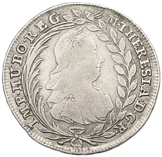 20 крейцеров 1774 года Австрия — Фото №2