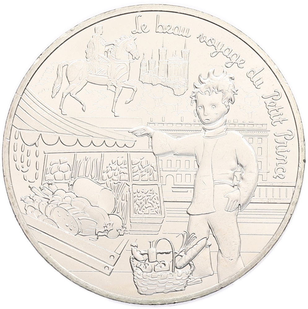 10 евро 2016 года Франция «Маленький принц — Лион» — Фото №1