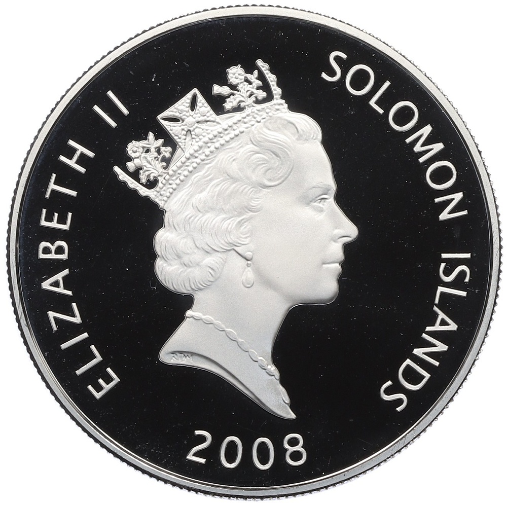 25 долларов 2008 года Соломоновы острова «90-летие окончания Первой Мировой войны» — Фото №2