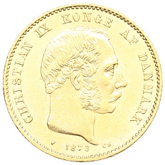 20 крон 1873 года Дания — Фото №1